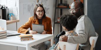 Boy Reading Alone With Focus On Book