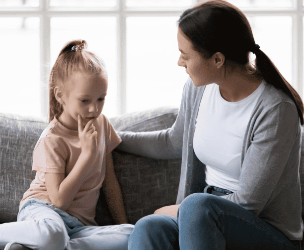 Boy Smiling During Therapy Session