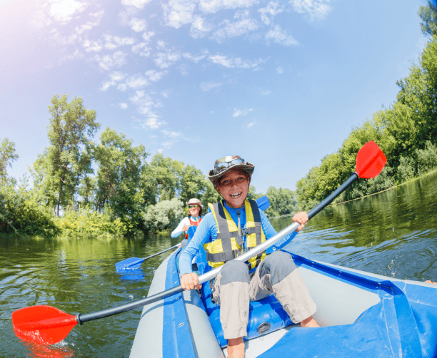 Child On Couch Using Phone