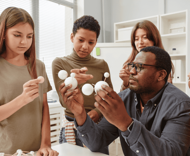 Girl Creating Craft With Fine Motor Skills